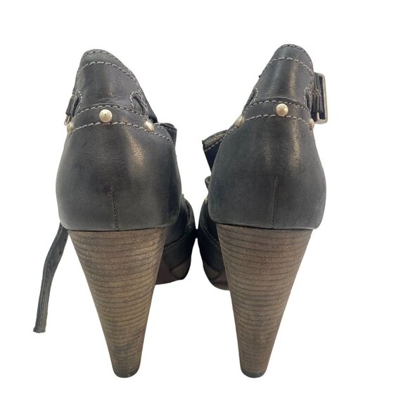 MISS SIXTY Women Sandals Size 8.5 Black Open Toe Heeled Business Casual - Picture 10 of 11